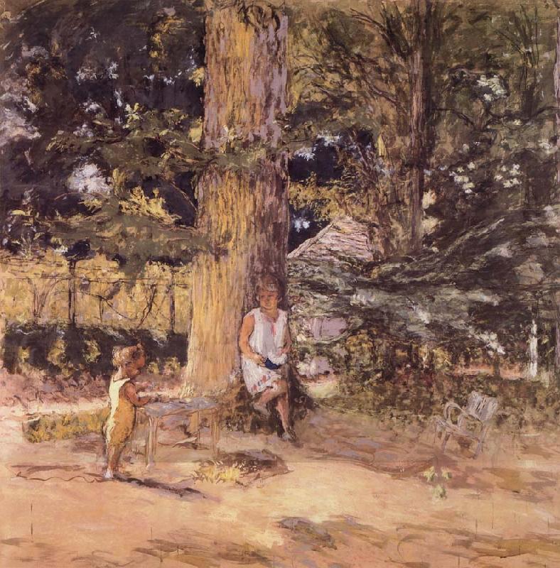 Edouard Vuillard Les Enfants au jardin Germany oil painting art